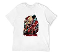 BabyPaper Terrifier 1 Art The Clown Unisex T-Shirt, Art The Clown, Killer Clown, Slasher White L