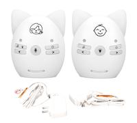 Babyphone audio, communication claire et limpide, portable et rechargeable, alerte sonore par vibration, interphone longue portée avec veilleuse.