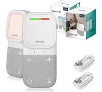 Lionelo Écoute-bébé Babyline 2.2 – veilleuse, portée jusqu'à 400 m, bidirectionnel, batterie 12 h