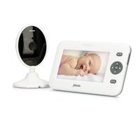 Babyphone Avec Camera 4.3" Dvm-140 Blanc-Anthracite Blanc