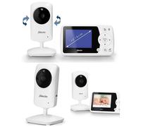 Babyphone Avec Caméra-Ecran Couleur 2.4’’ Digital-Température- 8 Ambiante-Berceuses Préprogrammées Multicolore