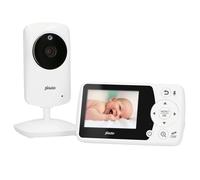 Babyphone avec Caméra et Écran Couleur 2,4'' Fonction VOX Blanc