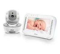 Babyphone avec caméra et écran couleur 4.3 Alecto DVM-200GS Blanc-Gris Blanc-Gris G