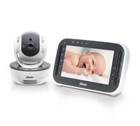 Alecto DVM200M - Babyphone avec caméra et écran couleur 4.3", blanc/anthracite