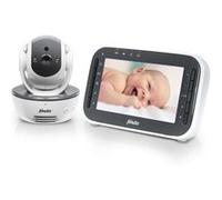 Babyphone avec caméra et écran couleur 4.3"" - Alecto - DVM200M - Blanc-Anthracite