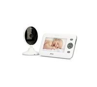 Babyphone avec caméra et écran couleur 4.3 DVM-140 Blanc-Anthracite