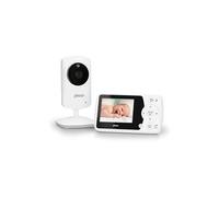 Babyphone avec caméra et écran couleur de 2,4 pouces Alecto BO64 Blanc Blanc G
