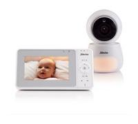 Babyphone avec caméra,grand écran couleur 4,3 et veilleuse Alecto DVM2043 Blanc Blanc G
