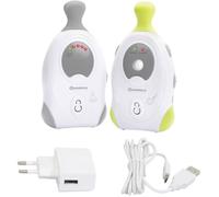 Badabulle B014010 babyphone Babyphone analogique 2 canaux Vert, Gris, Blanc