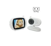 Babyphone Camera 3.5 Pouces Vision Nocturne Moniteur Température Sans Fil Noir