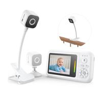Babyphone Camera avec Support pour Lit, Camera Bebe Surveillance sans WiFi