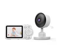 Babyphone Caméra Bébé Moniteur 2,8 inches LCD Babyphone Vidéo Bébé Surveillance 2,4 GHz Capteur de Température VOX Communication Bidirectionnelle Vision Nocturne 480p,Zoom 2X/4X,Pas de WiFi,Pas de App