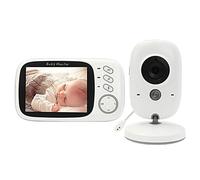 Babyphone Caméra Bébé Surveillance 3.2”LCD Visiophone sans Fil Baby Phone Vidéo Longue Portée VOX Audio Communication Bidirectionnelle Vision Nocturne Température Baby Monitor pour Chambre Bébé VB603