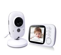 Babyphone Caméra, Cool&Fun Bébé Moniteur Vidéo Sans fil 3,2"" Écran LCD Couleur Ecoute Bébé Vidéo avec Caméra Vision Nocturne,VB603