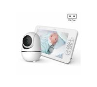 Babyphone Camera Ecran 7 Pouces Vision Nocturne Audio Bidirectionnel 300m Noir