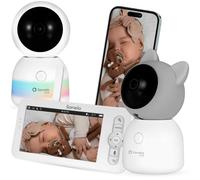 Lionelo Babyline 9.2 AI Babyphone Caméra 2K avec Écran 5", Wi-Fi Bi-Bande