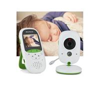Babyphone Camera Sans Fil Avec Vision Nocturne Et Parle-Retour Blanc