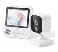 Babyphone Camera Sans Fil Vision Nocturne Écran 2.8 Pouces Audio Bidirectionnel Noir YONIS Noir G