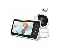 Babyphone Camera Sans Fil Vision Nocturne Surveillance Température Intercom 300m Noir
