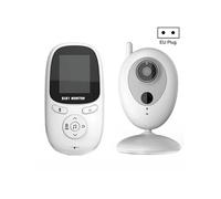 Babyphone Camera Vision Nocturne Ecran 2 Pouces Température Sans Fil Noir
