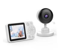 Babyphone Camera Vision Nocturne HD Écran 2.8 Pouces Alarme Température et Lullaby Noir YONIS