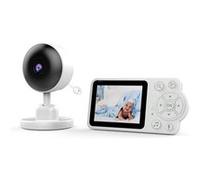 Babyphone Camera Vision Nocturne HD Écran 2.8 Pouces Alarme Température et Lullaby Noir YONIS Noir G