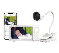 Babyphone CHILLAX CARE DM688 - Giraffe portable Clip Écran 5" - EU - Bras flexible avec fixation clip, Vision Nocturne, Audio Bidirectionnel, Batterie Rechargeable, Alerte Température, Alerte Batterie