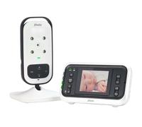 Alecto DVM75 Babyphone avec caméra Moniteur 2,4" - Baby Monitor avec Alarme - Caméra intérieure pour votre bébé - Blanc/Anthracite