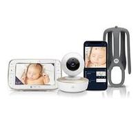 Babyphone Motorola Nursery VM855 Wi-Fi 300m Vision Nocturne Température et Conversation Bidirectionnelle Blanc Blanc G