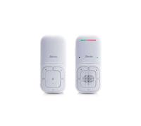 Babyphone NEDIS DBX130 DECT longue portée VOX rechargeable Blanc