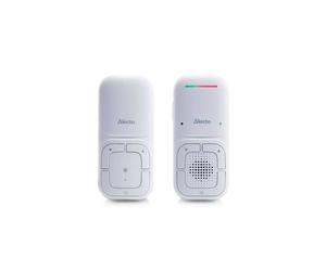 Babyphone NEDIS DBX130 DECT longue portée VOX rechargeable Blanc