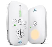 Ecoute-bébé SCD 502/26 - PHILIPS AVENT - Audio DECT - Gris/Blanc - Portée 300m - Volume réglable - Autonomie 24h