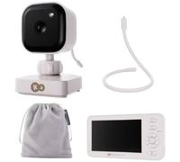 Kinderkraft Babyphone NITEEYE Travel – Écran 4,3", Audio bidirectionnel, Vision nocturne, Blanc