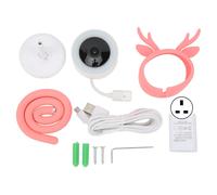 Babyphone sans fil HD 4MP, Wi-Fi, telecommande pour telephone portable, interphone vocal bidirectionnel, surveillance des pleurs, prise britannique 100-240 V