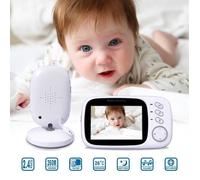 Babyphone VB603 Bébé Moniteur Caméra Écoute Sans Fil 2.4GHz LCD pour enfants avec capteur de température, prise en charge interphon