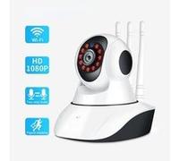 Babyphone vidéo blanc sans fil caméra ip wifi vision nocturne audio bidirectionnel sécurité à domicile pour bébé nounou Blanc G