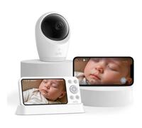 Babyphone Vidéo - eufy Security - eufy Baby Monitor - 4K UHD - Écran 5"" - WiFi Hybride