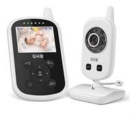 Babyphone vidéo GHB - Moniteur 2,4"" LCD - Communication bidirectionnelle - Capteur de température