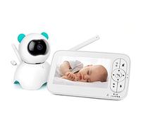 Babyphone vidéo HM136 - Écran LCD de 5" - 720p HD - Audio bidirectionnel, Alarme de température et de Son - Caméra de Surveillance avec Grand Angle de 110 ° - Portée jusqu'à 300 m - Vision Nocturne
