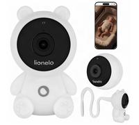 Babyphone vidéo LIONELO Babyline 2.0 - WiFi - Audio Bidirectionnel - Vision nocturne - Contrôle température - veilleuse - berceuses