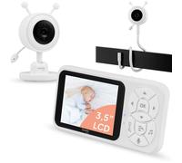 Babyphone vidéo LIONELO Babyline 3.4 - Sans fil - Communication bidirectionnelle - Vision Nocturne - Zoom x 4s