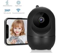 Babyphone vidéo Wi-Fi caméra Caméra vidéo HD WiFi 3MP Moniteur de vidéosurveillance avec détection de Mouvement Caméra IP sans Fil