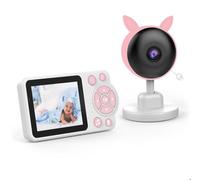 Babyphone vidéo Wi-Fi Caméra Moniteur Bébé - PIMPIMSKY - Tuya - Détecteur de mouvement - Vision de nuit