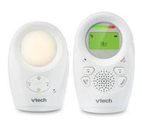 Babyphone Vtech DM-1211 5 Canaux Communication Bidirectionnelle et Veilleuse Apaisante Contrôle du Volume Blanc Blanc G