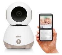Babyphone Wi-Fi avec Caméra HD avec Fonction Interphone Alecto Taupe Blanc,Taupe G