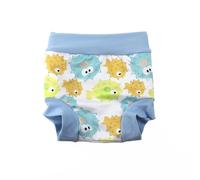 BabyPreg Bébé enfants Short de bain Bonne Nappy Protection du ventre à taille haute Shorts de natation (2-3 ans, Bleu clair)