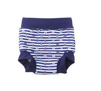 BabyPreg Bébé enfants Short de bain Bonne Nappy Protection du ventre à taille haute Shorts de natation (3-5 ans, Marine)
