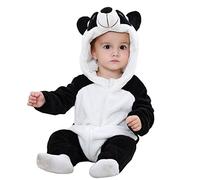 BabyPreg Costumes d'halloween Animaux Bébé Unisexe, Mignon Ours Polaire Romper (Panda,90)