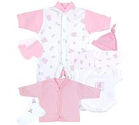 BabyPrem Bébé Ensemble de 7 vêtements pour bébé prématuré 2.5-3.4Kg ROSE P3