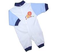 BabyPrem Combinaison de jeu pour bébé prématuré garçon Bleu 32-50 cm, bleu, 32-38